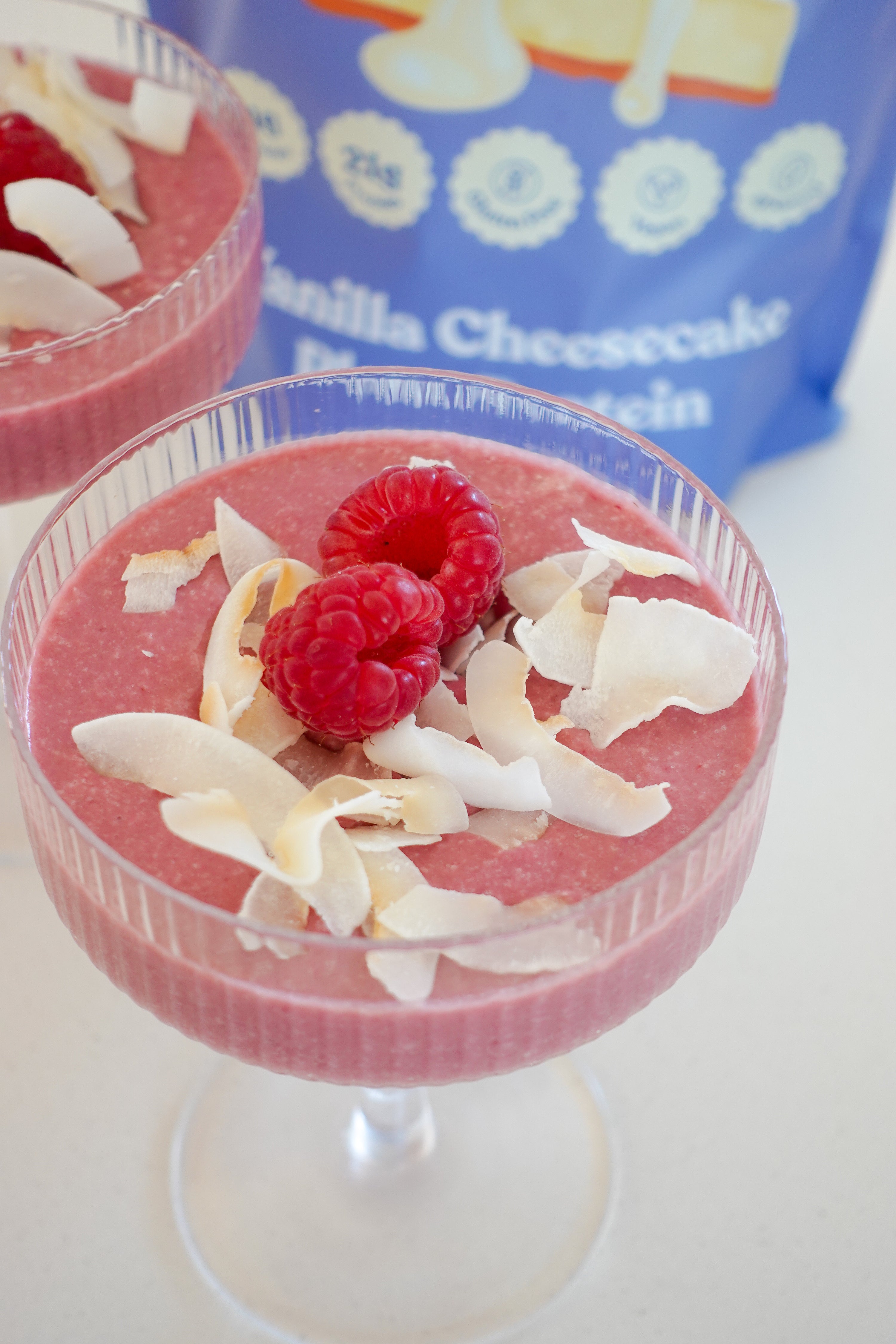 Raspberry Protein Mousse