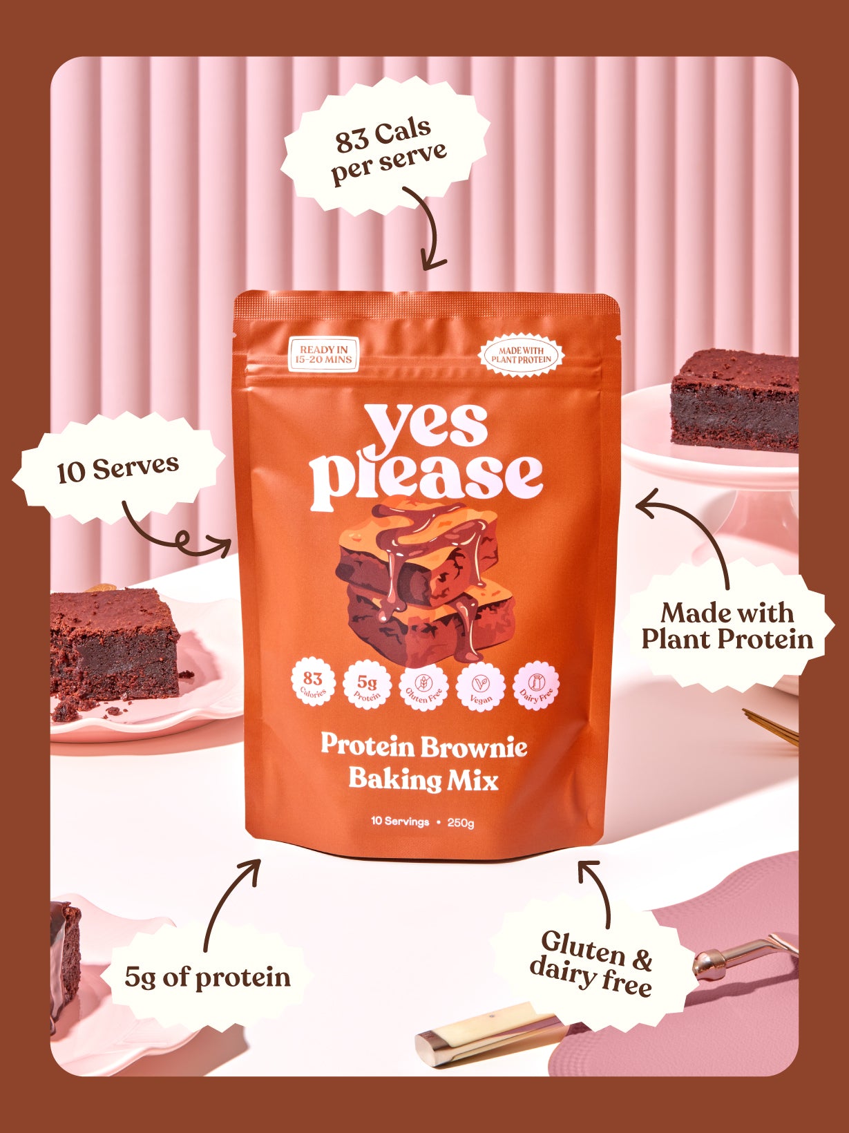 Protein Brownie Baking Mix