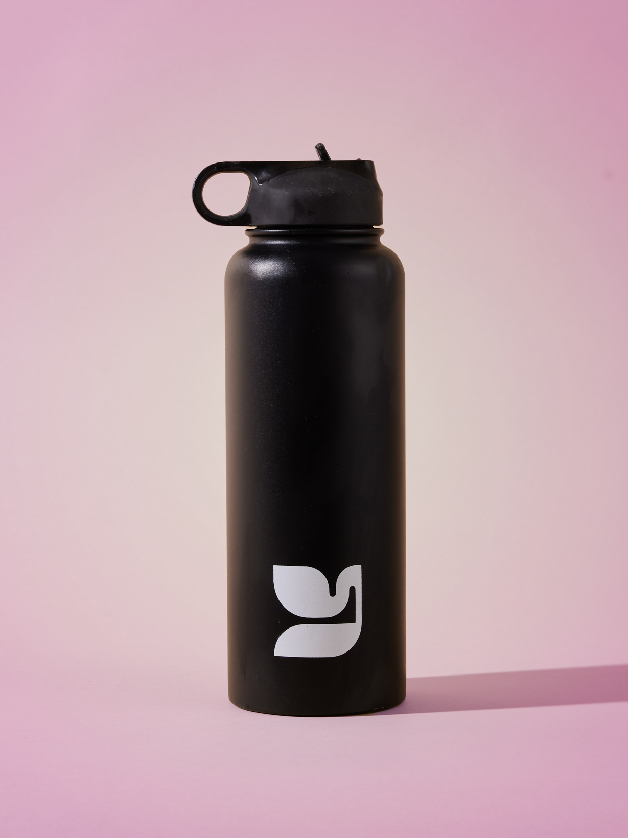 1.2L Stainless Steel Bottle - Black